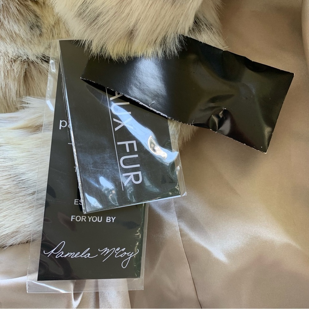 🆕 Pamela McCoy Faux Fur Winter Coat Leopard Print - Picture 7 of 12